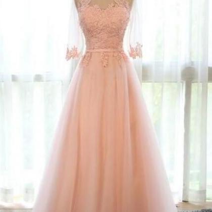 Tulle Scalloped Lace Bridesmaid Dresses,women..