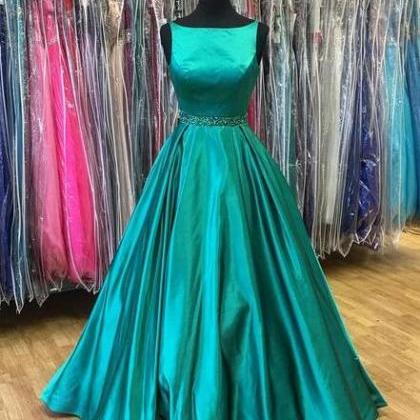 Dark Teal Green Prom Dress,formal Evening Dress,..