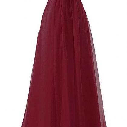2017 Chiffon Prom Dress ,long Sweetheart Prom..