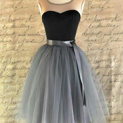 Sweetheart Homecoming Dress,illusion Prom..