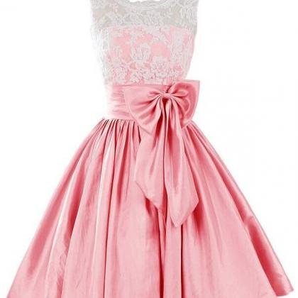 Charming Lace Homecoming Dress,short Prom..
