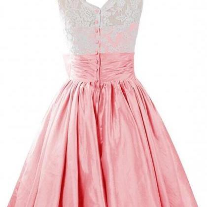 Charming Lace Homecoming Dress,short Prom..