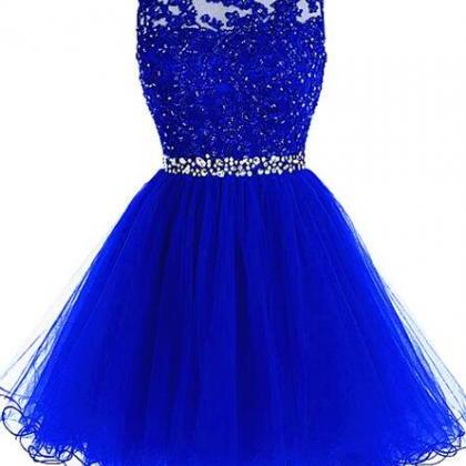 Cute Tulle Homecoming Dress,lace Homecoming..