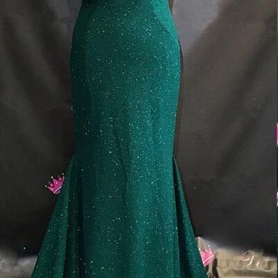 Sexy Emerald Green Prom/evening Dresses,mermaid..