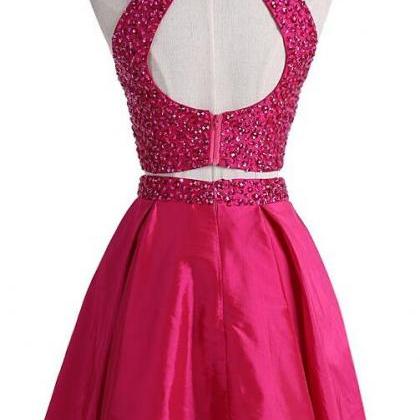 Pink Homecoming Dress, Homecoming Dress,sexy Prom..