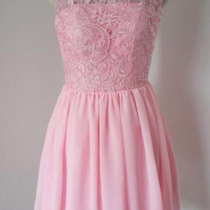 Chiffon Prom Dress, Bridesmaid Dress,short..