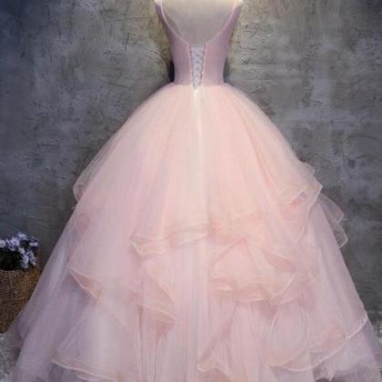 Charming Ball Gowns Prom Dress,tulle Prom..