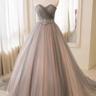 Sweetheart Prom Dress,tulle Prom Dress,elegant..