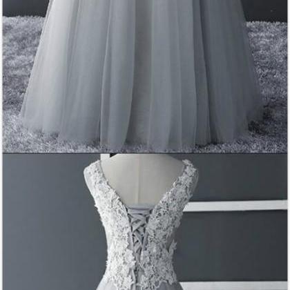 Charming Prom Dress,lace Prom Dress, Prom..
