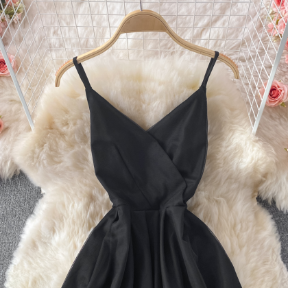 Black Tulle Short Dress A Line Fashion Dress