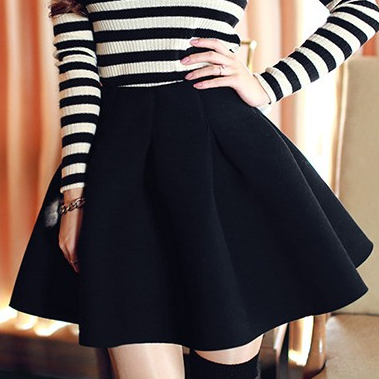 Lovely Skirt For Autumn Or Winter, Wine Red Skirt,..