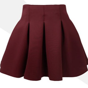 Lovely Skirt For Autumn Or Winter, Wine Red Skirt,..