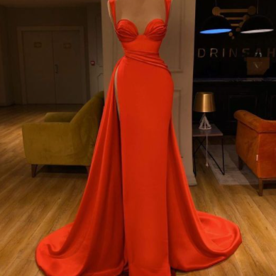 A Line Sweetheart Stain Prom Dresses,evening..