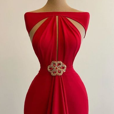 Beautiful Red Prom Dresses, Sexy Long Prom Dress,..