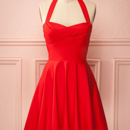 Short Red Homecoming Dress, Short Red Dancing..