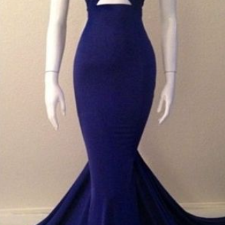 Charming Royal Blue Long Prom Dress