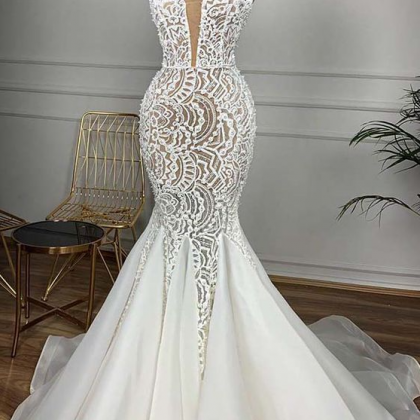 Amazing Lace Mermaid Bridal Gown