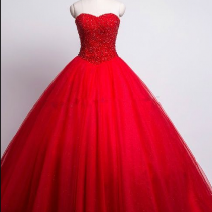 Ball Gown Quinceanera Dresses Sweetheart Beaded..