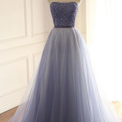 A Line Long Evening Dress,tulle Party Dresses