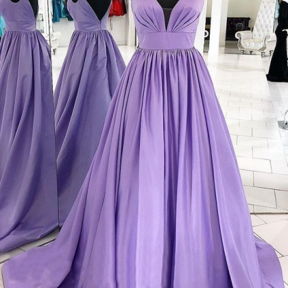 A-line Senior Prom Dress, Evening Dresses