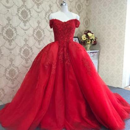 A Line Ball Gown Evening Dress on Luulla