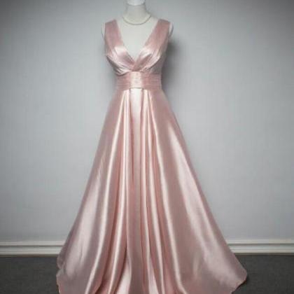 Sexy Pink Evening Dress Prom Dress Custom Made..