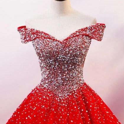 A Line Ball Gown Tulle Sweetheart Party Dress,..