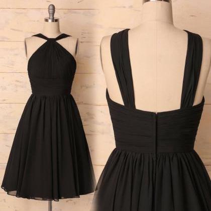 Cute Knee Length Little Black Dresses