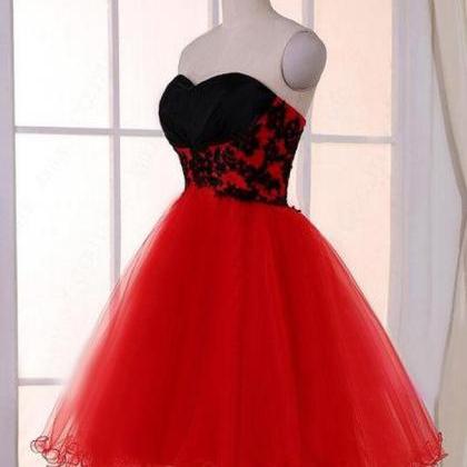 Cute Red Homecoming Dress For Hoco