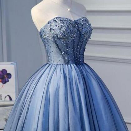 Gorgeous Strapless Sequin Beaded Sheath Cocktail Dress Short Party Dress Homecoming Dress main image 0