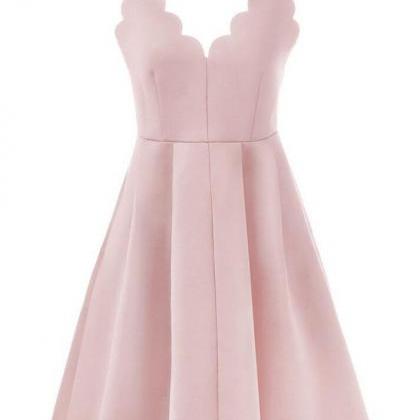 Charming Pink Short Prom Dress,fashion Homecoming..