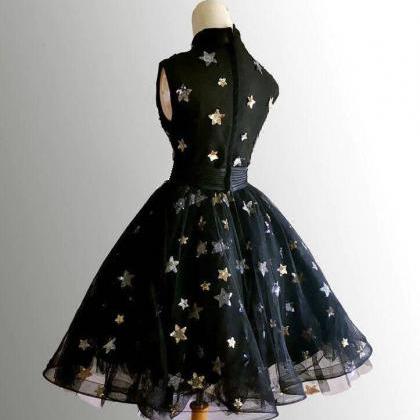 Unique design Pretty Short Black Retract Your Waist Formal Homecoming Dresses main image 1