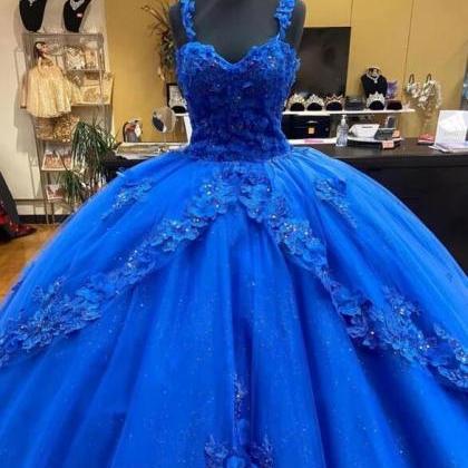 Amazing Princess Ball Gown Jewels Prom Dress, Long..