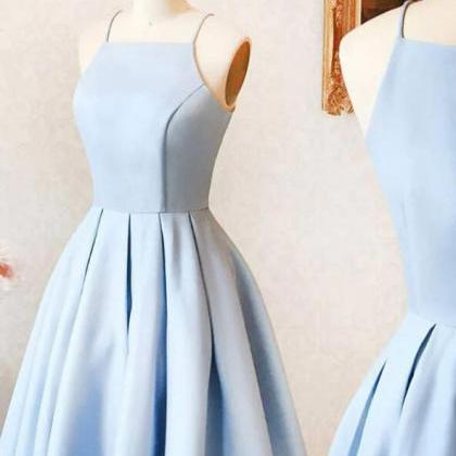 Cute Blue Short Prom Dress Homecoming Dress