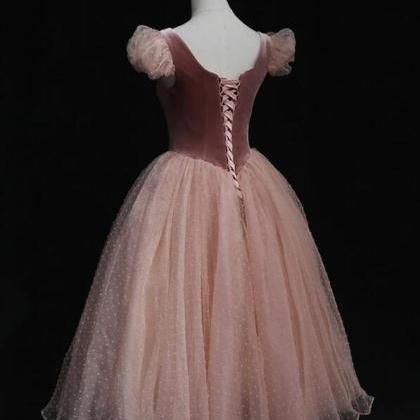 Cheap Homecoming Dress Sexy Straps Tulle Short Pink Party Dress, SH261