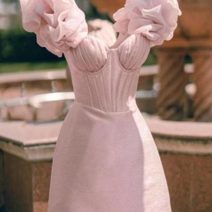 Sexy Pink Stunning Short Homecoming Dress