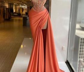 Tonight's the Night Lace Dress - Orange main image 0