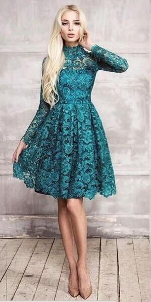 dark cyan dress