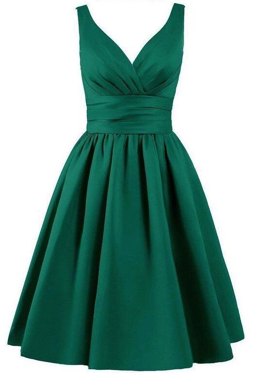 Emerald Green Prom Dress,green Homecoming Dress, Prom Dress, Homecoming Dress, Short Homecoming Dress