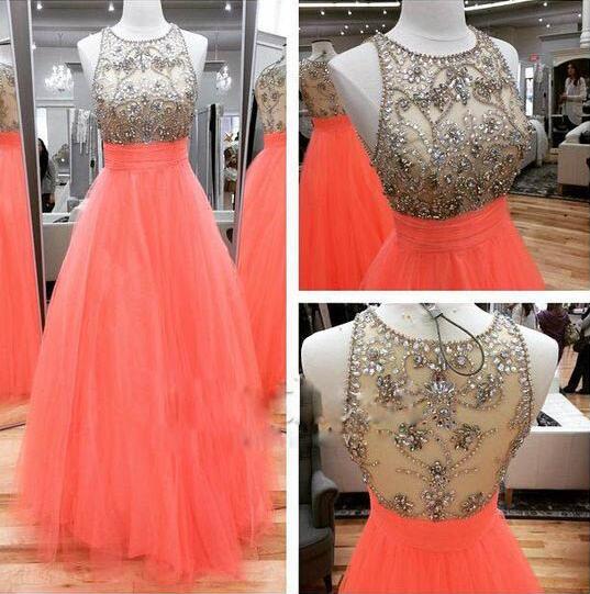 Beaded Prom Dresses,a-line Prom Dresses,tulle Prom Dresses, Prom Dresses,long Beaded Prom Dresses,beaded Party Dresses,prom Dresses Long,sexy