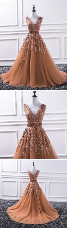 Simple Vintage Prom Dress,lace Prom Dress, Porm Dress,v Neck Prom Dress,elegant Evening Dress, Evening Gowns,party Gowns,modest Prom Dress