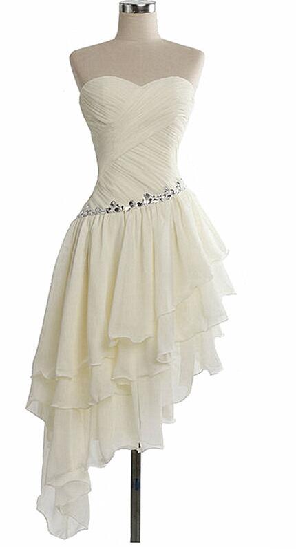Charming Short Prom Dress, Chiffon Prom Dress,short Homecoming Dress, Pleat Homecoming Dress ,noble Homecoming Dress