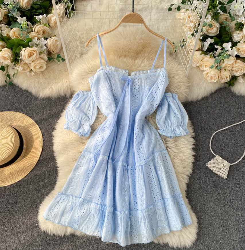 Cute A Line Summer Dress Bohemian Dress on Luulla