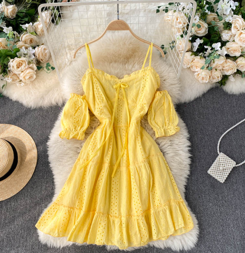 Cute A Line Summer Dress Bohemian Dress