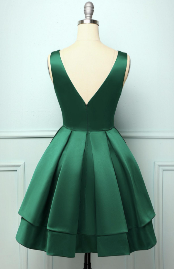 Fashion Green Satin Print Floral Sheath Short 21st Birthday Dress Homecoming Dress SP78 main image 0
