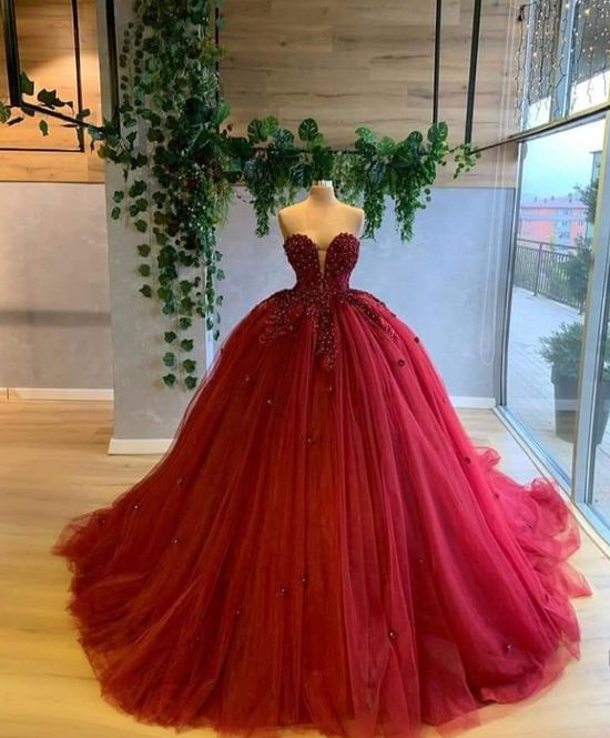 Simple A Line Ball Gown Prom Dress, Formal Dress