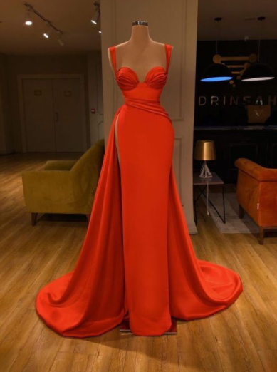 A Line Sweetheart Stain Prom Dresses,evening Dresses