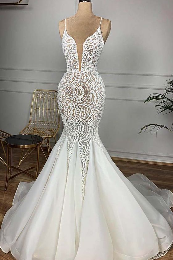 Amazing Lace Mermaid Bridal Gown