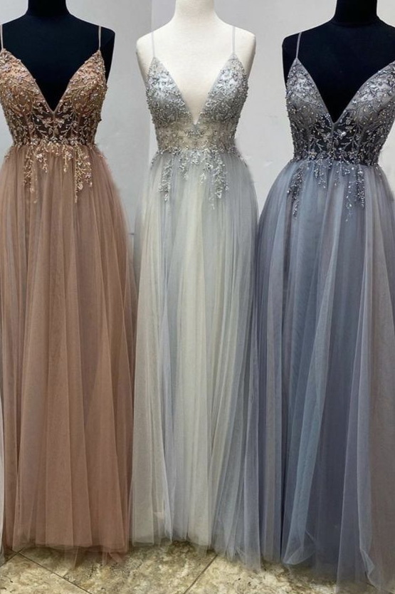 Floor Length Evening Gown For High School Prom