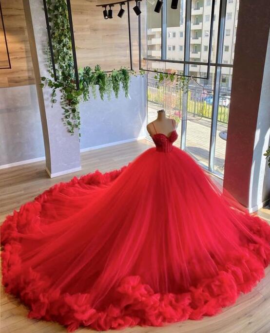 Elegant Long Red Sexy Evening Dress